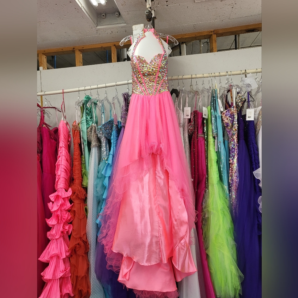 Cassandra Stone High-Low Prom Dress